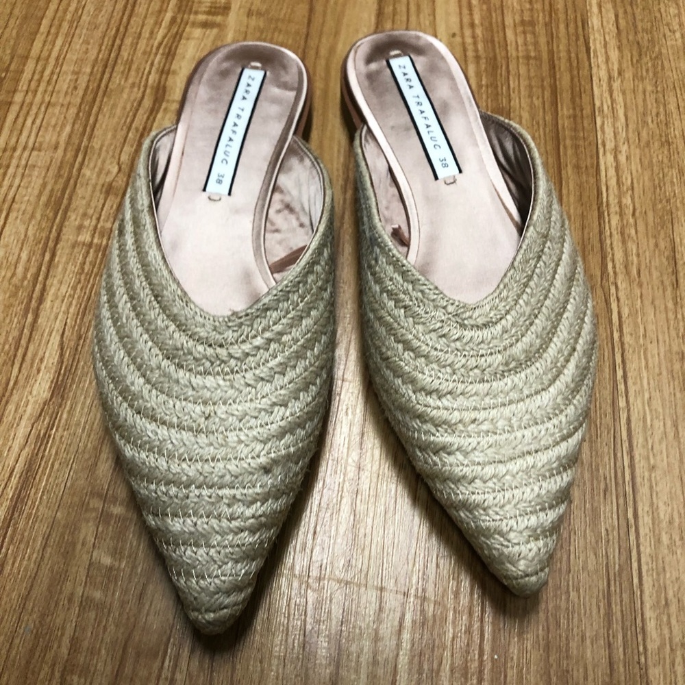 Zara Braided Flats size 7.5
